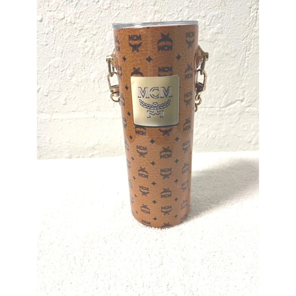 MCM Chain Bag 20 Oz Tumbler Bottle 8 Inches